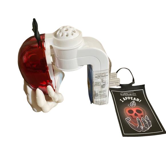 Bath & Body Works Evil Apple Skull Witch Hand Wallflower Plug-In Night Light Up - Picture 4 of 7